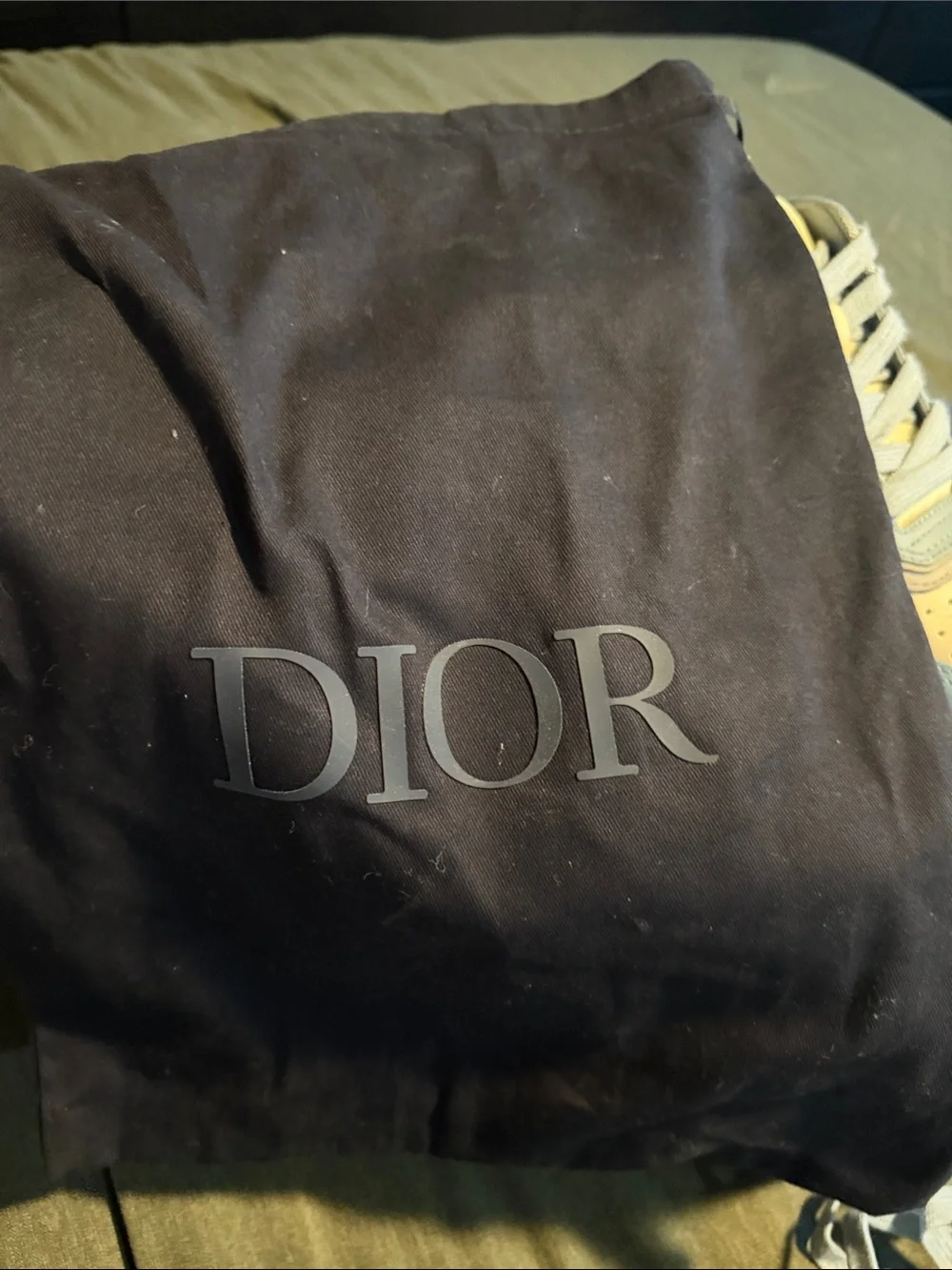 B27 UPTOWN LOW TOP DIOR Sneakers with Monogram Panels